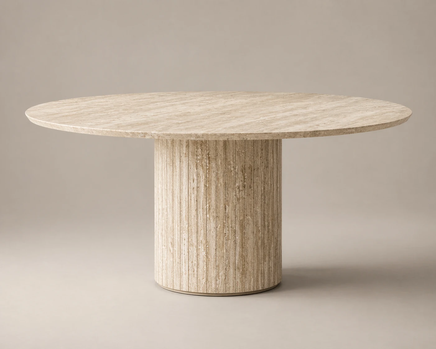 The Lunara in Travertine