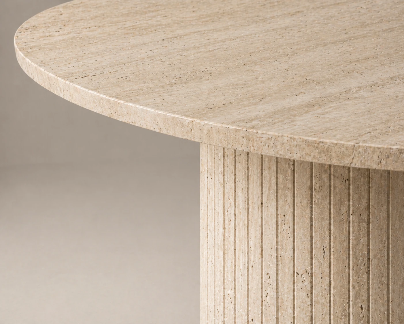 The Lunara in Travertine